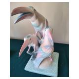 Plaster Bird Sculpture
