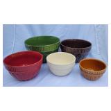 "Real Home" Mixing Bowls - 5pc Set