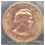 1865 Andrew Johnson Commorative Coin