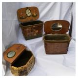 Wooven Wood Basket Purses