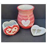 Hearts - Set of 3 plus Earrings