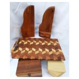 Inlaid Wooden Locking Clipboard