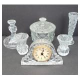 Pressed Glass Items - set of 6