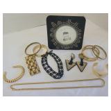 Black & Gold Jewelry Set +