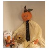 Halloween Doll w/ Stone Cat +