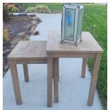 Nesting Tables - set of 2 - Wood