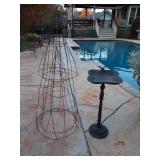 Tomato Cage Forms and Bird Feeder