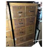 5 Stack Tiger Oak Stacking Filling Cabinet