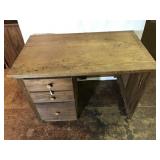Primitive Pine Knee Hole Desk
