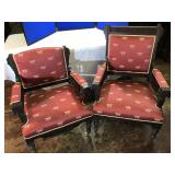 Matching Set of Walnut East lake Arm Chairs