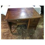 Walnut Pop Up Type Writer Desk