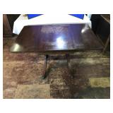 Mahogany Duncan Phyfe Drop Leaf Dining Table