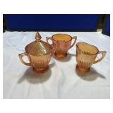 Carnival Glass 4 Pcs