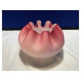 Satin Rose Cranberry Bowl