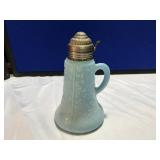 Blue Milk Glass Syrup