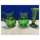 3 Pieces of Riverside Glass X-Ray Glass