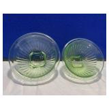Green Depression Graduated Mixing Bowls