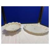 Limoges Lg Platter & Matching Bowl