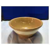 Yellow Ware Crockery Mixing Bowl