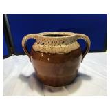 McCoy USA Brown 2 Handled Cookie Jar