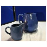 Blue Buttermilk & Cream Pitcher