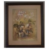 Orchid Flower Wall Art Print - Gallery Framed