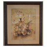 Orchid Flower Wall Art Print - Gallery Framed