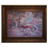 Ruane Manning Canvas Print Parisian Stree Scene