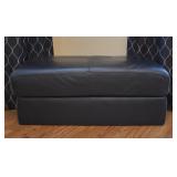 Large Leather Ottoman