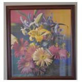 Framed Floral Print