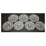 7 pcs. Mikasa Heritage Imari China Plates & Bowls