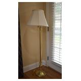 Brass Extention Arm Floor Lamp - Works