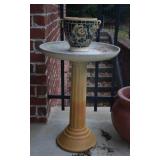 Decorative Plant Pot & Kozy Bird Bird Bath