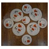 Wedgwood Corn Poppy 13 pc Place Settings