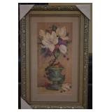 Barbra Mock Magnolia & Pommegranate Framed Art