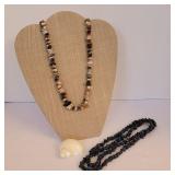 Genuine Stone Necklaces - 17" long
