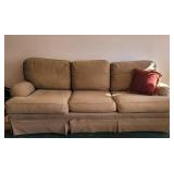 Couch Sofa - Tan 82" long