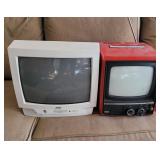 Vintage Hitachi TV & JVC Monitor