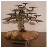 Brass Tree & Cheese Slicer