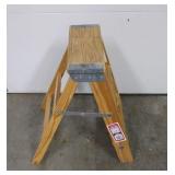 22" tall Wooden Step Ladder