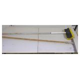 Long Handle Window Squeege & Scrub Brush