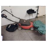 Craftsman Electric Mulching Mower w/ bag & cover