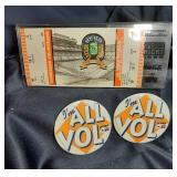 UT 1996 Opening Night Frame & Ticket