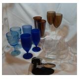 Plastic Wine Stemware & Bottle Opener