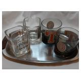Jack Daniels & UT Highball Glasses