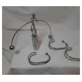 Kinetic Statue of Balancing Man on Unicycle