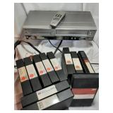DVD/VHS Video VCR Combo & WF Tapes