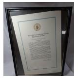 Presidential Proclamation Annoucing Fair