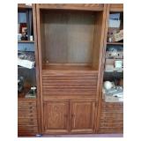 Shelves with Roll Top Cover