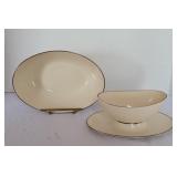 Olympia PL by Lennox Bread Bowl & Gravy Boat